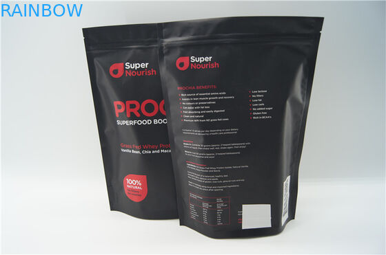 عالية الجودة رقائق الالومنيوم التغذية تقف حقيبة التعبئة والتغليف مع سحاب