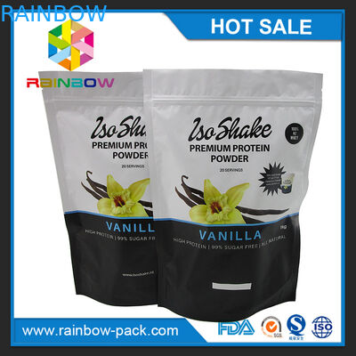 الغذاء الصف 1kg الوقوف حتى كيس مسحوق بروتين مصل اللبن packaing مع زيبلوك