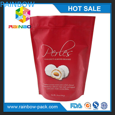 ماتي مطبوعة احباط الالومنيوم الوقوف شعار مخصص كيس التغليف الشاي الأخضر المطبوع مع السوستة والشقوق المسيل للدموع