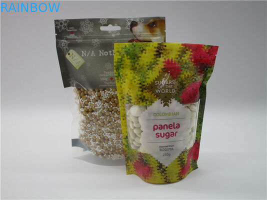 تكملة الغذائية حقيبة التعبئة والتغليف احباط كيس مايلر مع قفل سحاب لمسحوق البروتين