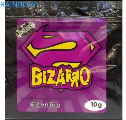 10G Bizarro البخور العشبية الرمز البريدي قفل أكياس الوقوف الحقيبة صنبور مع النكهات المختلفة
