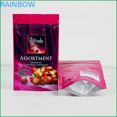 عرف الوقوف سستة حقيبة مع شعار للشوكولاته / كيس التغليف الشوكولاته