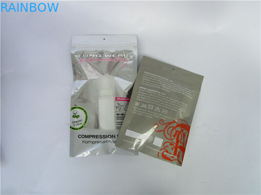 عالية الجودة ثلاثة الجانب ختم كيس مع زيبلوك / أكياس زيبلوك / سستة حقيبة للملابس الداخلية