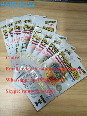 Premier Zen الذهب الذكور تعزيز حبة بطاقة نفطة التغليف في الأوراق المالية مع تأثير 3D