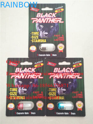 كبسولة الجنس ورقة نفطة 3D ورقة / الذكور تعزيز الأداء الجنسي حزمة حبوب منع الحمل الجنس