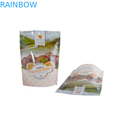 سناك Ziplock الوقوف الحقائب البلاستيكية التعبئة والتغليف لفاكهة الفواكه المجففة