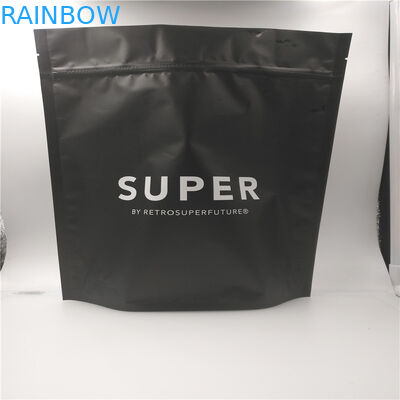 ماتي الأسود 500 غرام 1 LB أكياس تغليف المواد الغذائية المطبوعة مع Ziplock وصمام التفريغ