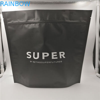 ماتي الأسود 500 غرام 1 LB أكياس تغليف المواد الغذائية المطبوعة مع Ziplock وصمام التفريغ