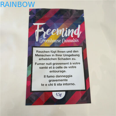 Cbd Thc Fudge بذور أكياس البلاستيك الختم قابل للحرارة ، الألومنيوم احباط الكيس ل Cbd غائر