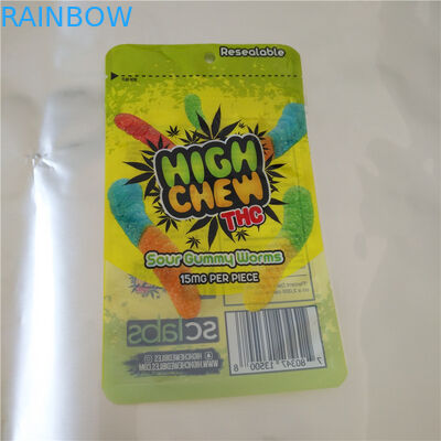 Cbd Thc Fudge بذور أكياس البلاستيك الختم قابل للحرارة ، الألومنيوم احباط الكيس ل Cbd غائر