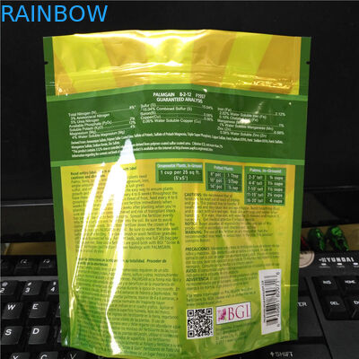 لامع تغليف الحقائب البلاستيكية الملونة ، أكياس تغليف أغذية خفيفة للرقائق