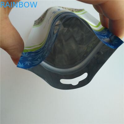 ماتي الأبيض القنب بذور أكياس التعبئة والتغليف الأغلاق ، والتغليف الحقيبة البلاستيكية