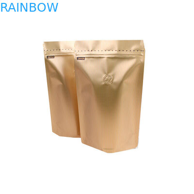 مخصص مطبوعة مات المحمصة الفول القهوة كيس التغليف الوقوف الحقيبة الألومنيوم أكياس التعبئة والتغليف القهوة 250G مع صمام