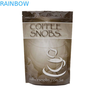 العرف 250G 500G 1KG مربع كتلة مسطحة القاع زيبلوك كيس فول الفول التعبئة والتغليف