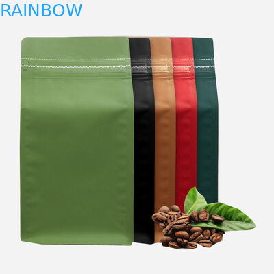 الحرارة قابل للغلق مجمع يقف احباط كيس شاي قهوة فودة مع زيبر 1kg 500g