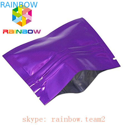 ملون 3 الجانبية مختومة أكياس مصغرة مايلر احباط شقة 1G شاي القنب / زهرة leaft التعبئة والتغليف الكيس