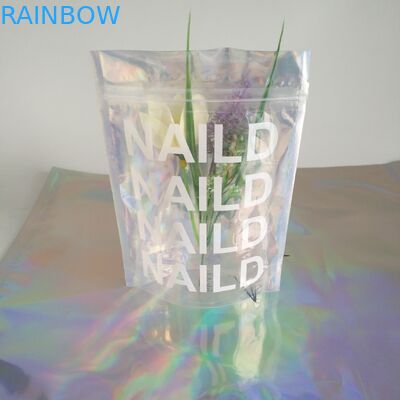 3 الجانبية مختومة المجسم مايلر زيبلوك أكياس لمنتجات مسحوق الجسم فرك