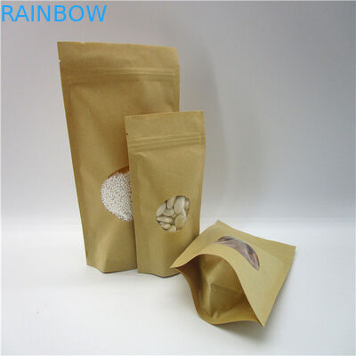 شكل بيضوي مخصص أكياس الورق / مسحوق الأرز مسحوق الحقيبة التعبئة والتغليف