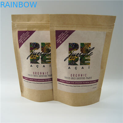 شكل بيضوي مخصص أكياس الورق / مسحوق الأرز مسحوق الحقيبة التعبئة والتغليف