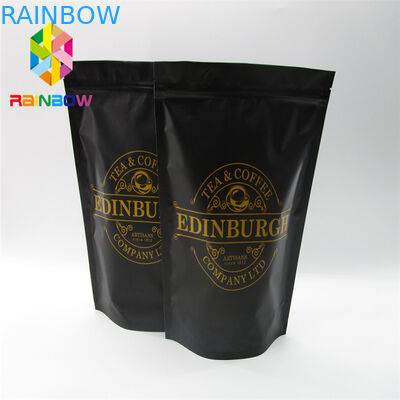 الوقوف الحقائب البلاستيكية كيس التغليف القهوة مع زيبر وصمام