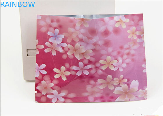 تخصيص ثلاثة الجانب ختم لون أحمر حقيبة مستحضرات التجميل تغليف للقناع