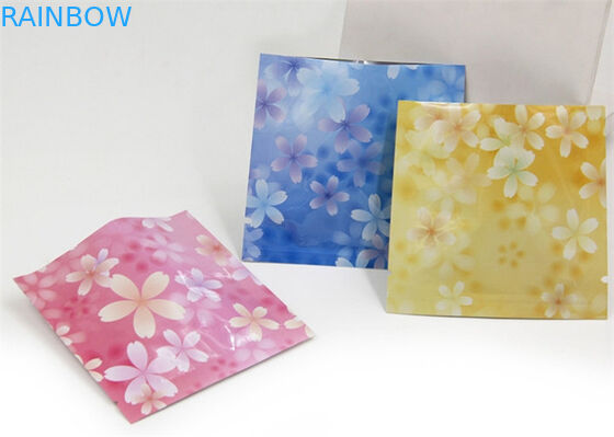 تخصيص ثلاثة الجانب ختم لون أحمر حقيبة مستحضرات التجميل تغليف للقناع