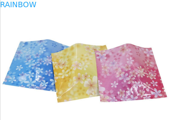 تخصيص ثلاثة الجانب ختم لون أحمر حقيبة مستحضرات التجميل تغليف للقناع