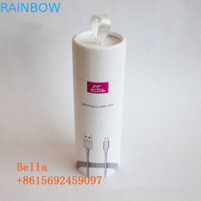 اسطوانة على شكل ورقة مربع التعبئة والتغليف