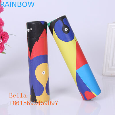 اسطوانة على شكل ورقة مربع التعبئة والتغليف