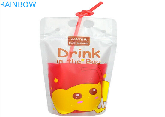 زيبر الوقوف الحقائب الطباعة Gravnre قابلة لإعادة الاستخدام سمك Custome للحليب