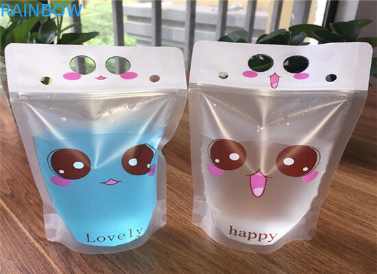 الحقائب البلاستيكية مستوى سلامة الغذاء التعبئة والتغليف للحليب / الشاي / عصير