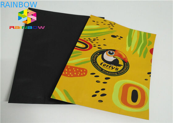 مخصص مطبوعة بالتنقيط القهوة مجمعة الجانب كيس التغليف للقهوة المحمصة مع صمام والقصدير التعادل القهوة الفول مسحوق الحقيبة