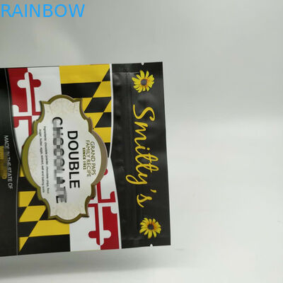 Stand Up Snack Bag تغليف ثلاثة الجانبية ختم جولة ركن مع سحاب