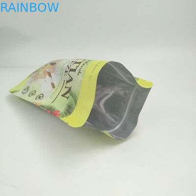 الذهب احباط الوقوف الحقائب 200G / 250G لشعار مسحوق البروتين حسب الطلب