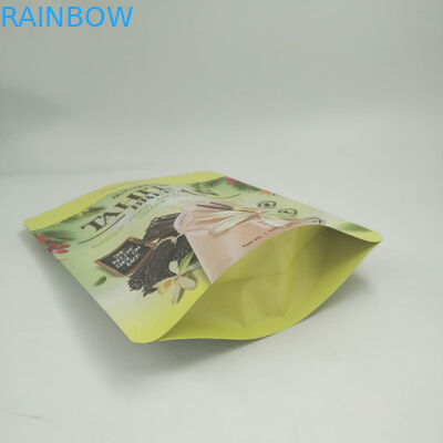 الذهب احباط الوقوف الحقائب 200G / 250G لشعار مسحوق البروتين حسب الطلب