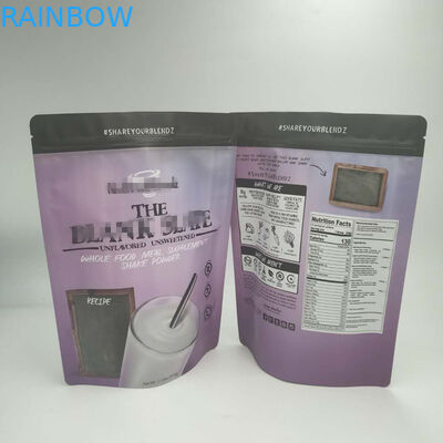 مخصص طباعة وجبة خفيفة حقيبة التعبئة والتغليف ، رقائق التعبئة والتغليف مع تغليف سستة