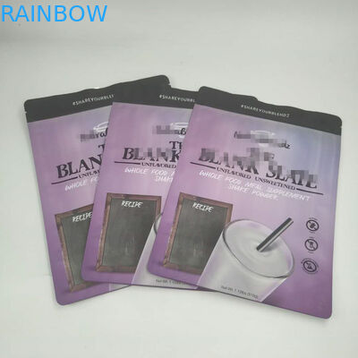 مخصص طباعة وجبة خفيفة حقيبة التعبئة والتغليف ، رقائق التعبئة والتغليف مع تغليف سستة