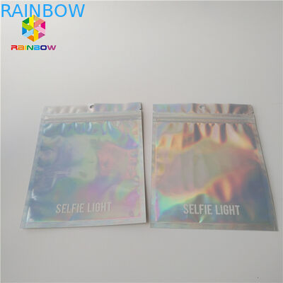 الماس تغليف مستحضرات التجميل مشرق حقيبة ، 3 ختم الجانب الحقيبة شعار الطباعة مخصص