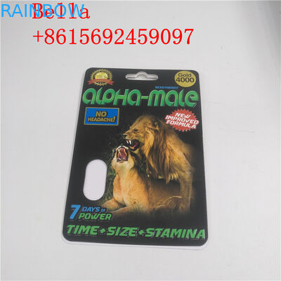 نفطة البلاستيك المعاد تدويرها المواد التعبئة والتغليف حسب الطلب الشكل مع 3D تأثير الطباعة