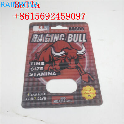 نفطة البلاستيك المعاد تدويرها المواد التعبئة والتغليف حسب الطلب الشكل مع 3D تأثير الطباعة