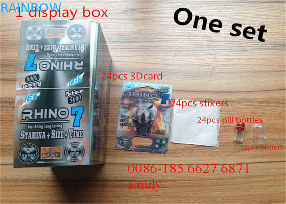 المغلفة ورقة نفطة بطاقة التغليف لامع التصفيح للحصول على حبوب تعزيز الجنسي