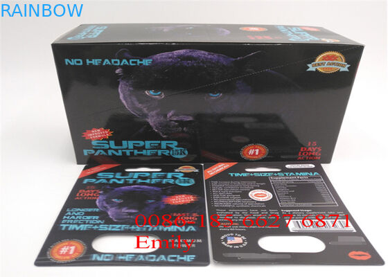 المغلفة ورقة نفطة بطاقة التغليف لامع التصفيح للحصول على حبوب تعزيز الجنسي