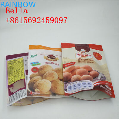 الرمز البريدي قفل أكياس تغليف وجبة خفيفة SGS FAD معتمد مع واضح أسفل