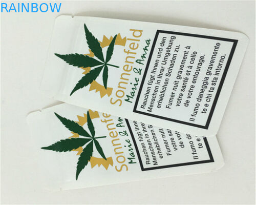 الجانب الأمامي واضح أكياس الورق المخصصة لمسحوق / كاندي / القهوة