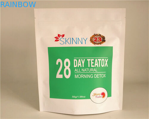 الجانب الأمامي واضح أكياس الورق المخصصة لمسحوق / كاندي / القهوة