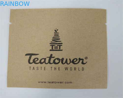 الجانب الأمامي واضح أكياس الورق المخصصة لمسحوق / كاندي / القهوة