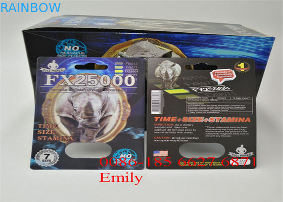 الأشعة فوق البنفسجية الطباعة البلاستيك نفطة التعبئة والتغليف حسب الطلب الحجم للأدوية الطبية