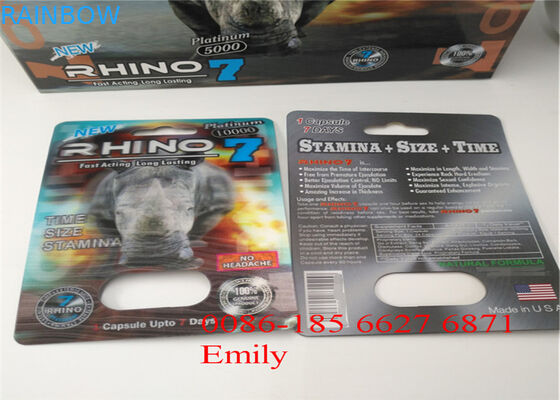 OEM بطاقة نفطة التغليف لتعزيز التعبئة والتغليف كبسولات ماكس مان