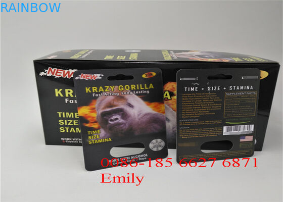 OEM بطاقة نفطة التغليف لتعزيز التعبئة والتغليف كبسولات ماكس مان