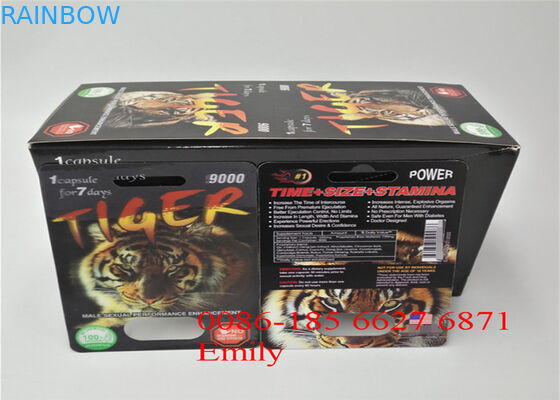 OEM بطاقة نفطة التغليف لتعزيز التعبئة والتغليف كبسولات ماكس مان